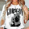 Moda Estiva 2026 Uomo Donna Gdragon Kpop Camicia Vintage, Camicia Gdragon, Maglietta Concerto Estivo, Maglietta Kpop Streetwear Hip Hop Oversize