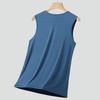 Men's Summer Quick-Dry Ice Silk Vest: Breathable, Elastic Nylon Activewear