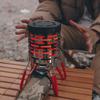 Portable Mini Camping Stove Cover Tent Heaters Steel Heating Warmer With Handle Outdoor Warm Equipment for Backpacking