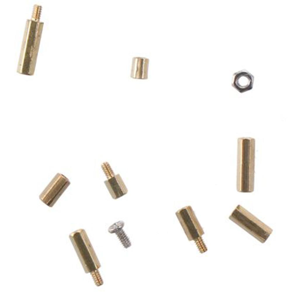 300pcs PCB Motherboard Hex Brass Spacer M2 Nut & Bolt Sets  DIY Electronic Projects