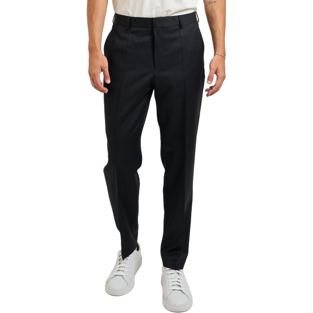 Hugo Boss Casual Pants Men's Black Moderate Tapered Pants 50545890-001