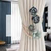INS Flower Shape Curtain Strap Kids Room Curtain Straps Decorative Buckle Clip Curtain Holders Accessories Home Decoration