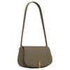 Saint Laurent YSL Front Logo Magnetic Closure Leather Tote Shoulder Bag Women bags Deep-Musk 779642-0SX0W-3237