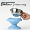 Ergonomic Cat Feeding Station Elevated Pet Bowl Detachable Stainless Steel Inner Raised Water