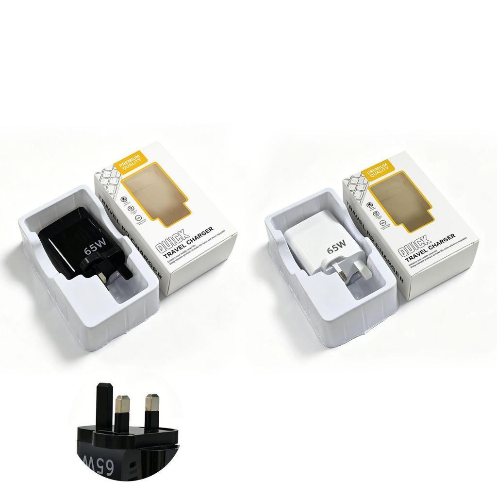 65W Multi-Port Fast Charger, USB & Type-C, 5 Ports, US Standard