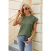 Summer New Solid Color Crew Neck Loose Short Sleeve T-shirt Top for Leisure Trade Leisure New style
