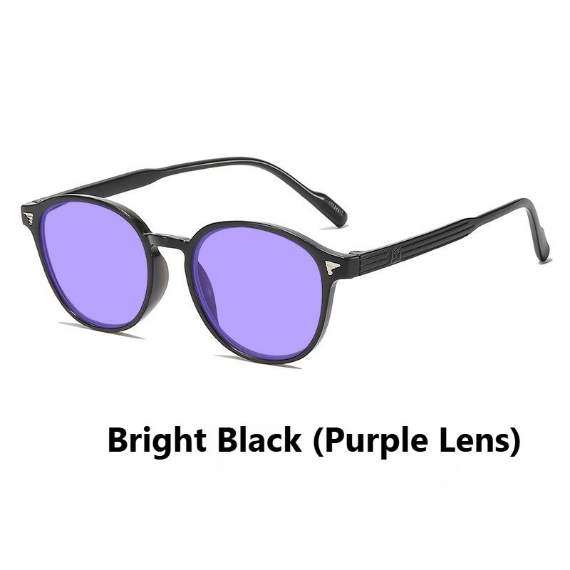 Occhiali Blocca Luce Blu con Lente Viola Tè Blu per Uomo Resistenti ai Raggi UV Occhiali da Gioco per Protezione degli Occhi e Uso del Computer