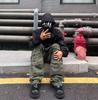 Men's Trendy American Retro Multi-Pocket Loose Straight Overalls