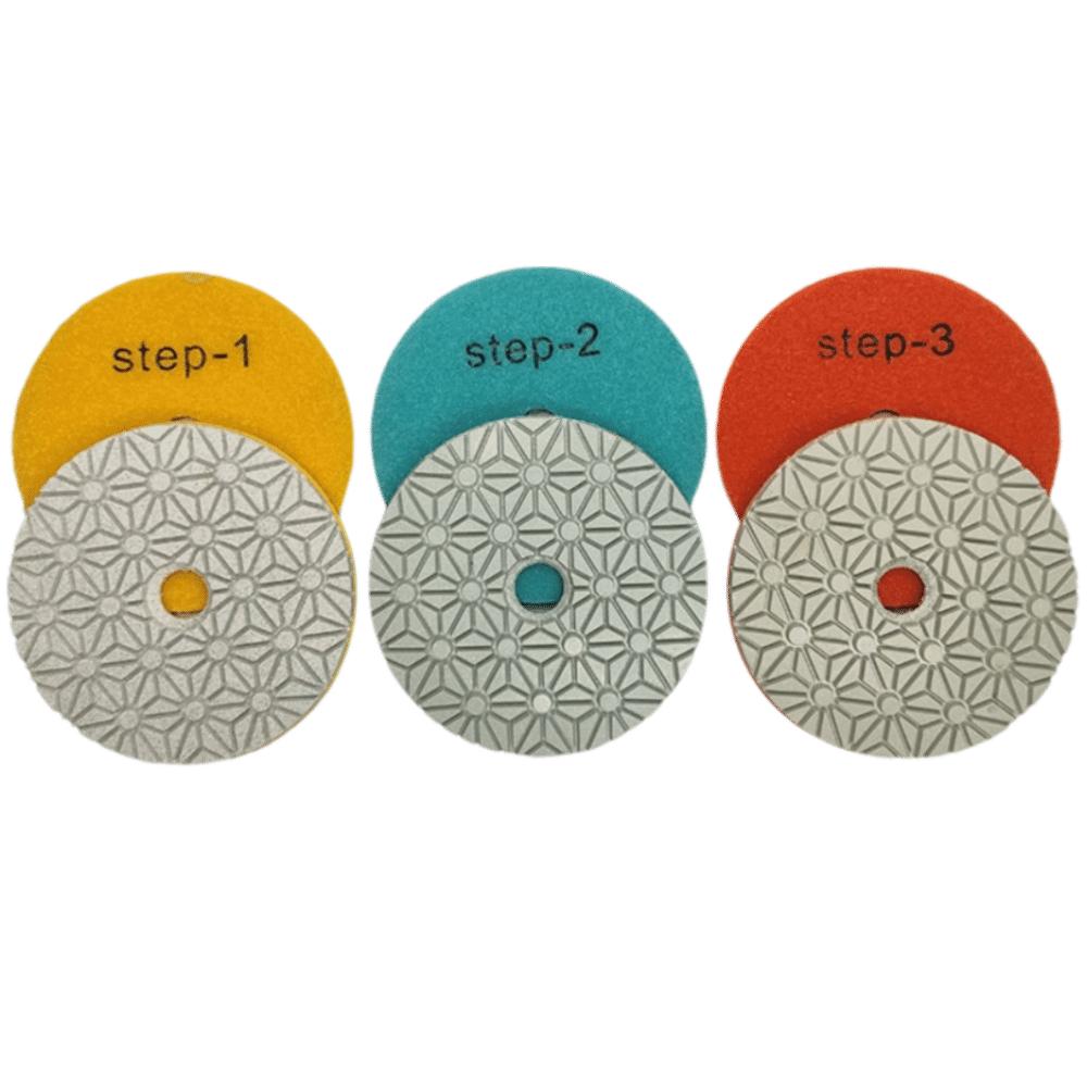 Resin powder Stone Grinding Disc 4 Inch Size Marine Buff Wheel Floor Abrasive Pad Granite Grinding
