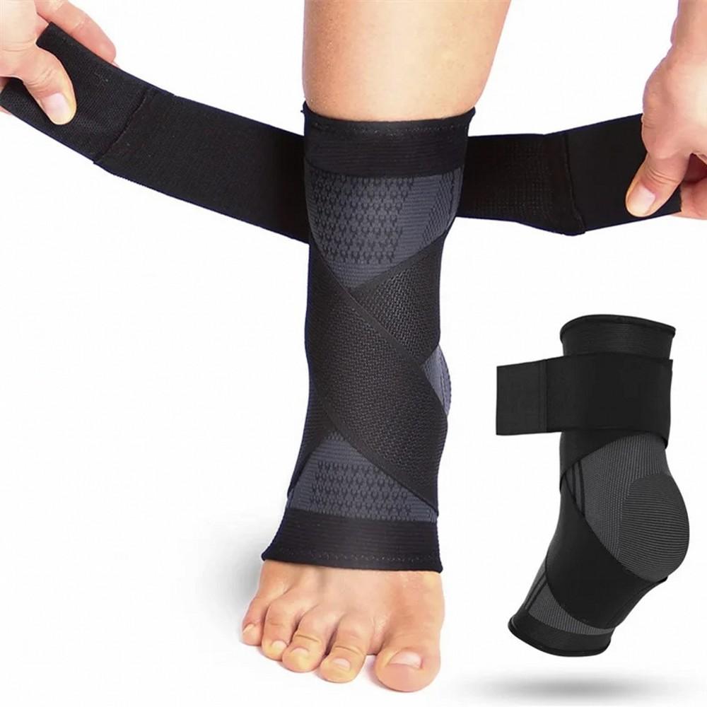 Nylon Adjustable Sports Ankle Support Compression Ankle Brace Protector Elastic Warm Breathable Ankle Fixed Ankle Protector