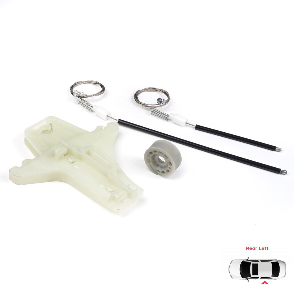 BWR304 Fensterheber Reparatursatz Hinten Linke Tür für VW Jetta Golf MK5 A5 1K R32 GTI Rabbit Plus 5M1 1K4839461