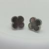 High Quality Titanium Steel Natural Mother-of-pearl Four-leaf Clover Earrings for Women 18K Fashion Premium Earrings
