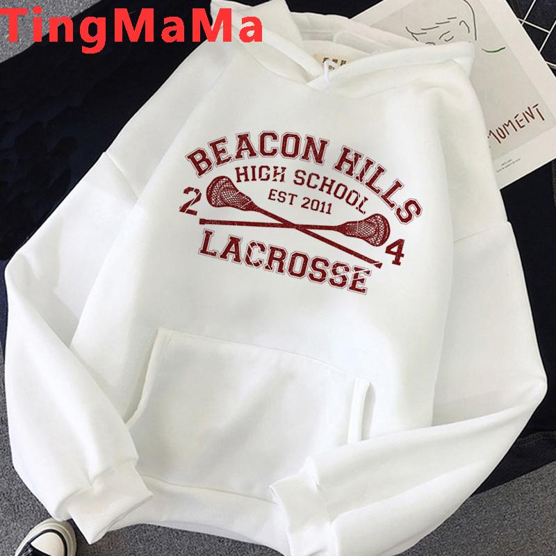 Teen Wolf Hoodie für Männer, Stilinski 24, Lahey McCall, Kawaii Pullover, Mode Sweatshirt, Unisex Streetwear 90er Jahre Hoodies