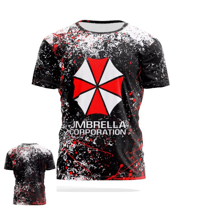 

Resident Evil Umbrella Corporation Graphic T-Shirt Men Women Splatter Print Logo S