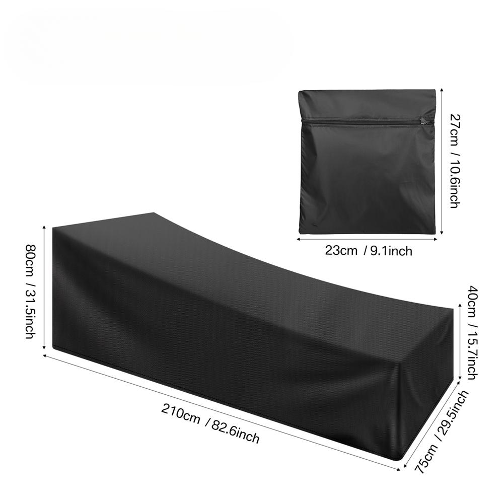 

Чехлы для шезлонгов из ротанга 210D Оксфорд для шезлонгов Штабелируемый чехол Водонепроницаемый чехол для шезлонга Чехлы для откидных кресел с защитой от УФ-лучей