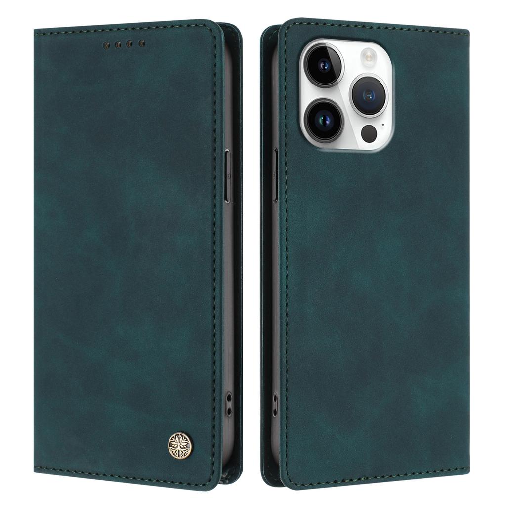For iPhone 16 Pro Max HX Case RFID Blocking Wallet Stand Leather Flip Phone Cover