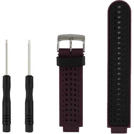 For Garmin Forerunner 220/230/235/235 Lite/620/630/735XT Silicone Replacement Wrist Watch Accessory Band Strap for Garmin Forerunner 235 Smartwatch forerunner band Purple/Bl