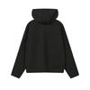 Fila Milano Series Warm Fashion Simple Classic Casual Sports Comfortable Versatile Knitted Loose Hooded Jacket Men Jackets Black F11M615503FBK