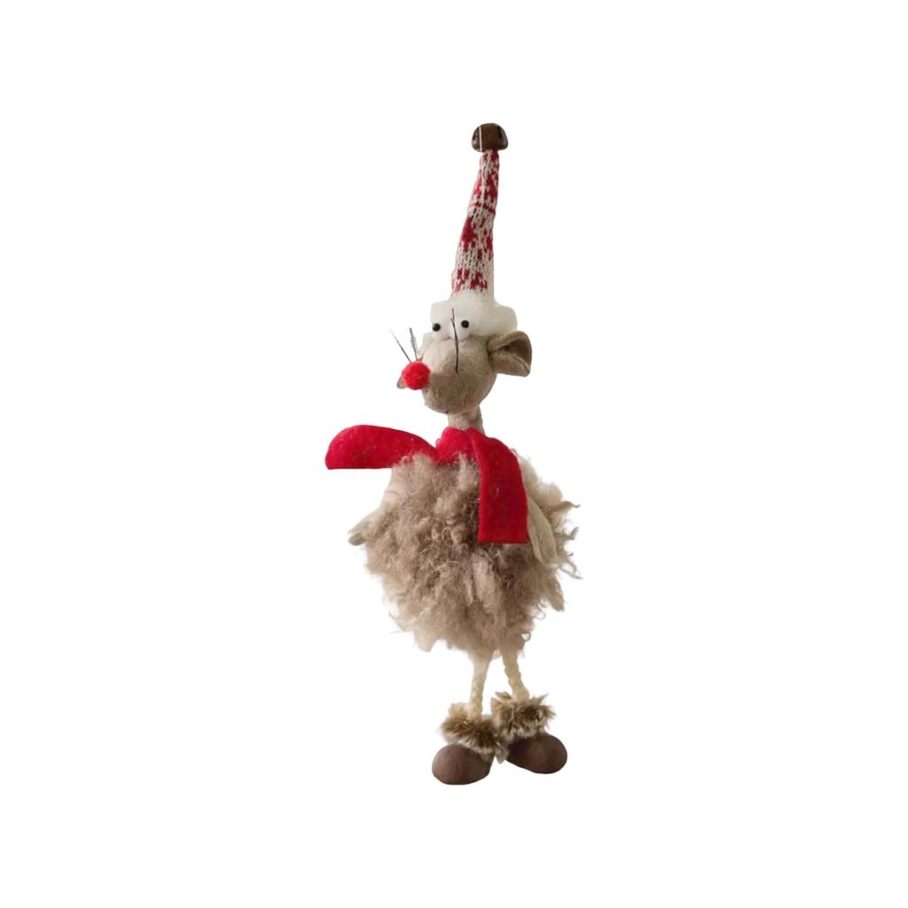 Cute Mouse Pendant Plush Doll Christmas Tree Ornament Christmas Decorations