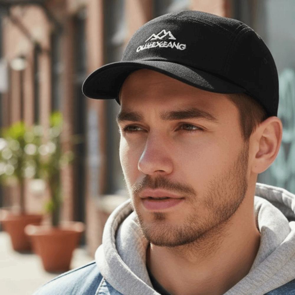 Breathable Short Brim Baseball Cap Lightweight Sports Hat Versatile Sun Hat  Casual Wear