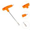 T Handle Socket Wrench Portable Ergonomic Grip Versatile Spanner Repair Tool Square Hole 3.2mm