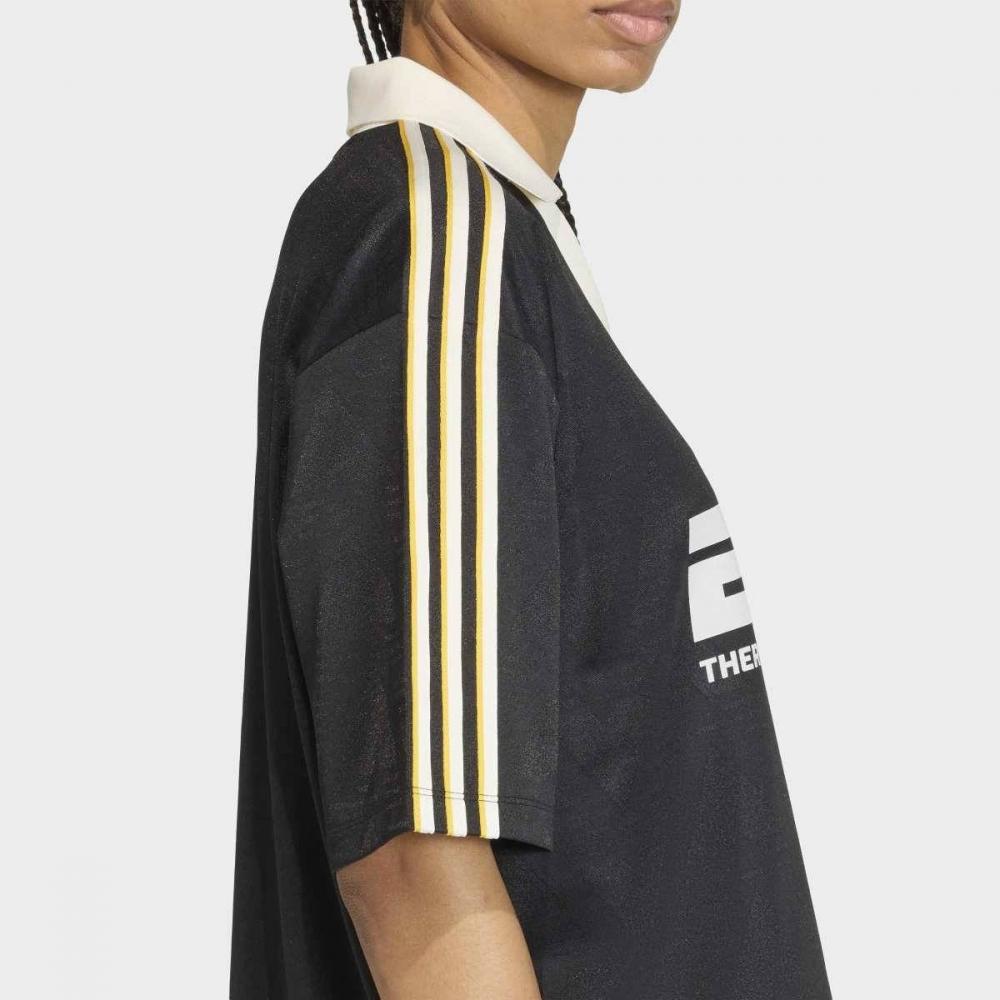 adidas OVersized Football Sponsor Jersey With V Neck Design  Kc9107 