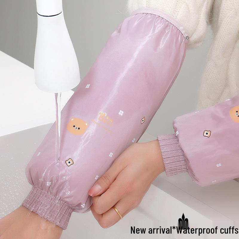 Bear Long Waterproof Stain-Proof Sleeves for Kitchen, Chores, and Office Durability