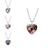 Taylor Swift Inspired Heart Shaped Necklace For Kids Stunning Glass Pendant Stylish Accessory