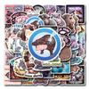 50 Comical Celebrity Hippo Graffiti Stickers for Car, Luggage, and Cups