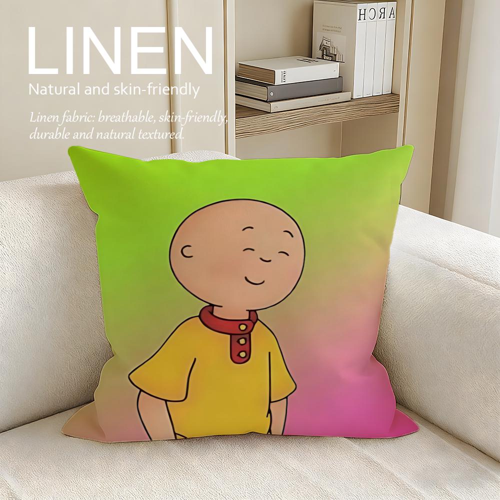 

Kids Caillou Cushion Cover Pillowcase Set Pcs x x Breathable Washable Sofa Cushion Cover 30X30cm