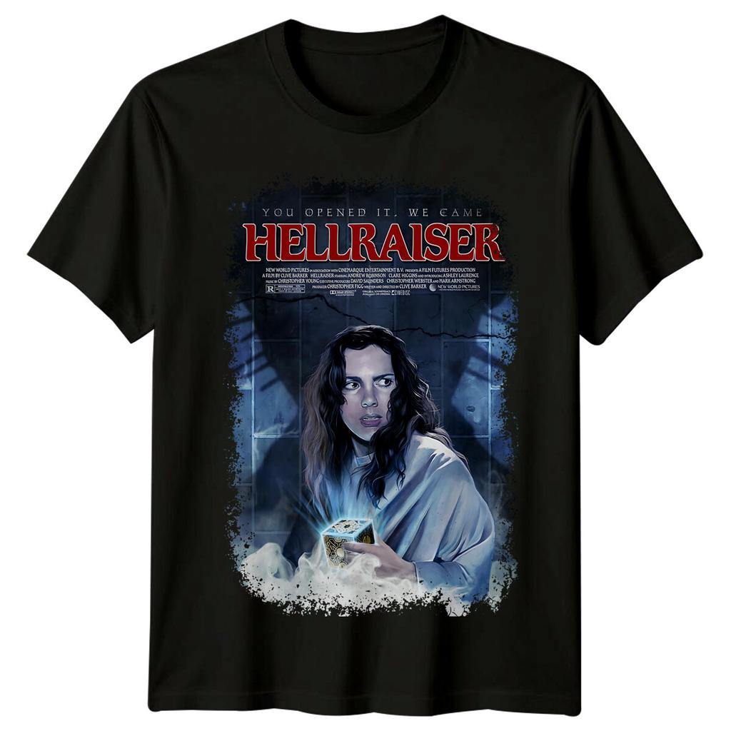 Hellraiser (1987) Pánské tričko z 100% bavlny inspirované filmovým plakátem Top Retro 80s Tee