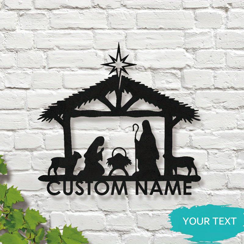 

Metal Horse Wall Art, Personalized Name Plate for Home Decor, Rider Gift, Sculpture Ornament