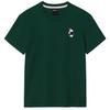 OKSTAR Bag Tricolor Cat Embroidered Short Sleeve T-Shirt (Type A)