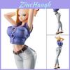 Atemberaubender Dragon Ball Z Gal Android Nr. 18 PVC-Figur 20 cm hoch Statue Ver.iii Geschenk