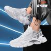 Spring and Autumn new men's sports shoes fashionable and comfortable men's shoes color matching breathable ins style casual trend running shoes