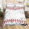 3D Printed Baseball Game Bedding Set Ball Sports Theme Duvet Cover Double Twin Full Queen King Adult Kids Bedclothes Quilt Cover