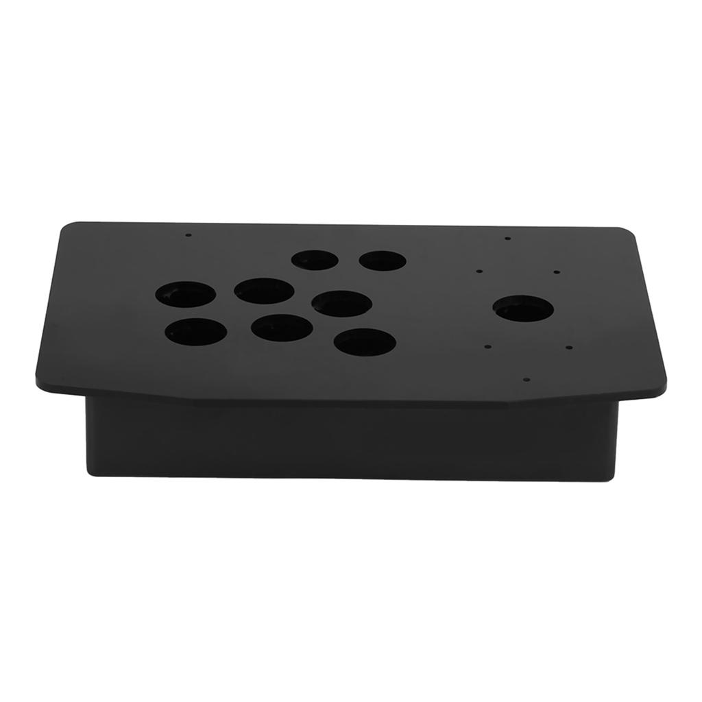 Black DIY Set Kits Acrylic Panel and Inclined Cases Replacement for Arcade Game