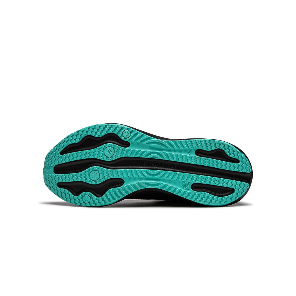 Li Ning Kinder Logo Buchstaben Rebound Atmungsaktiv Low Top Laufschuhe Kinder Laufschuhe Schwarz YKFU058-9