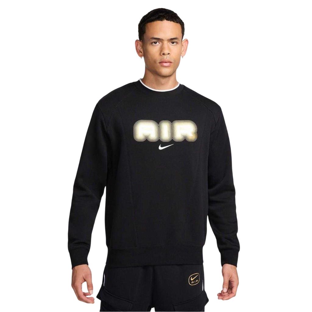 Nike Mens Air Crew Neck Relaxed Fit Long-Sleeved Sweatshirt