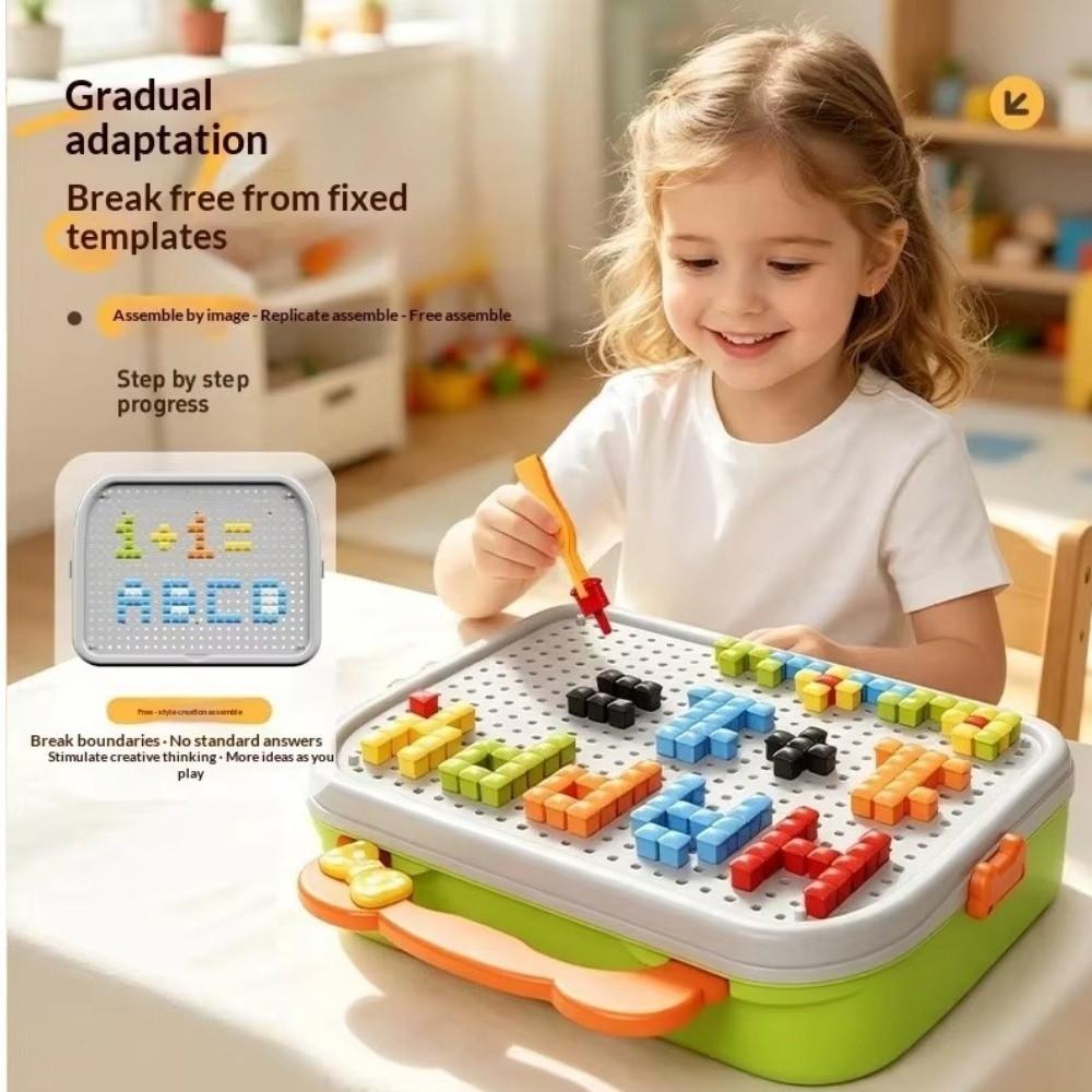 Motor Skills Development Mushroom Nail Brain Game Fine Motor Skills Brain Game Puzzle  Kids