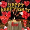 A4413 Red Heart Balloon for Christmas, Halloween, and Anniversary Celebrations.