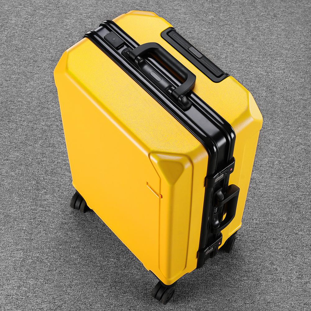 2025 Durable 20" Carry-on Aluminum Suitcase with Universal Wheels for Men and Women