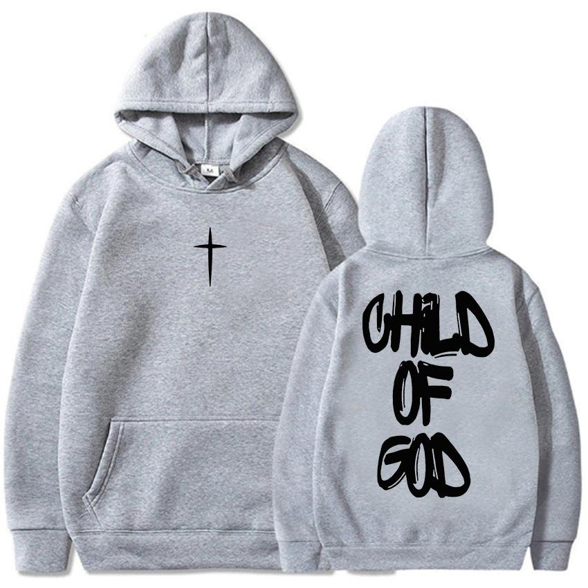Copilul lui Dumnezeu Isus Credință Creștină Hanorace Iarnă Călduros Fleece Hanorac cu Glugă Imprimeu Grafic cu Litere Pulover Streetwear