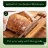 Wooden Bread Bow Knife, Serrated Sourdough Bread Slicer, Ergonomic Handheld Wooden Cutting Tool for Homemade Bread Baking & Kitchen Use