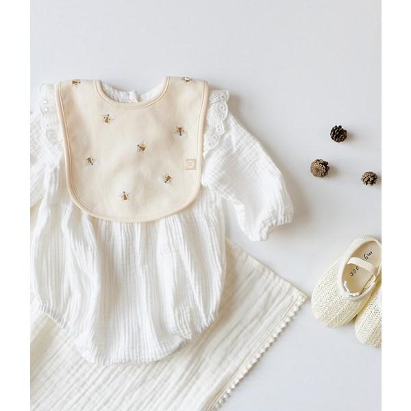 Baby & I Neugeborenen-Lätzchen aus Baumwolle 2-teiliges Set, Rami, Tori, 1 Set