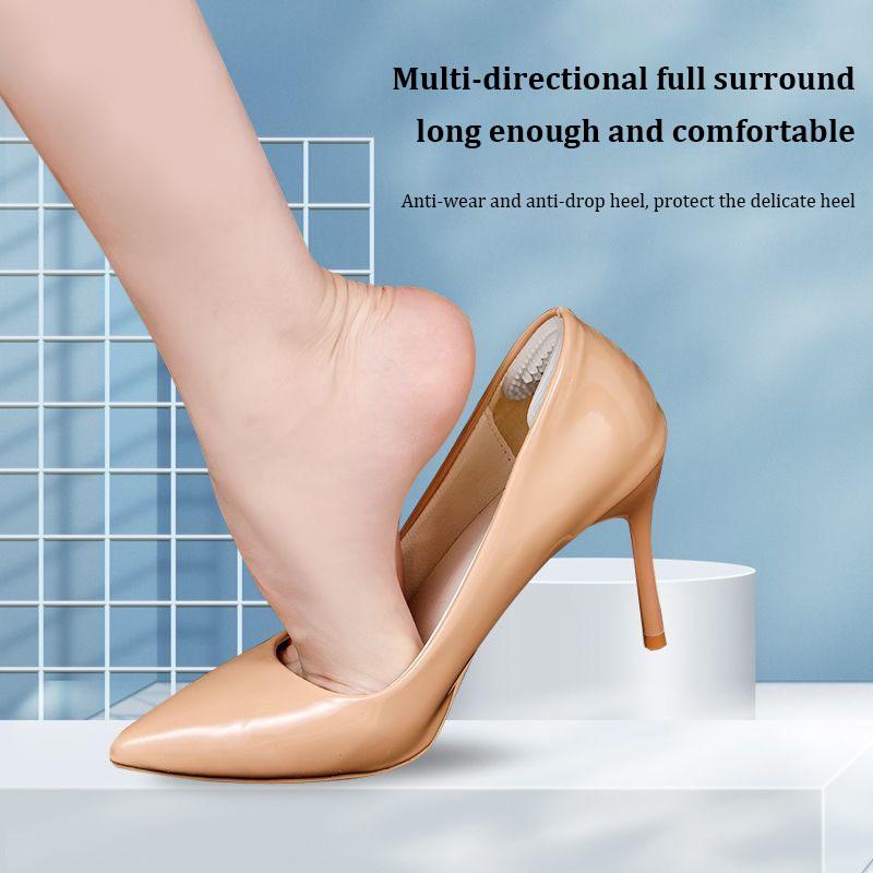 New Silicone Gel Heel Stickers Heel Cups Inserts Shoe Pads Heel Protector for Footwear Reduce Shoe Size for Women Men Anti Slip
