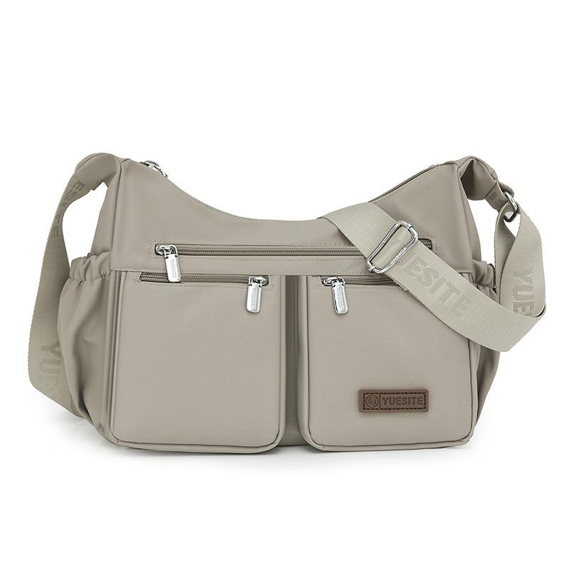 

Модная наплечная сумка-мессенджер женская большая вместительная нейлоновая парусиновая сумка для мамы среднего возраста многосекционное деловое портмоне