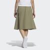 Adidas Neo August Skirt Striped Pocket Splicing Tennis Sports Long Skirt Women Skirts Green H18602