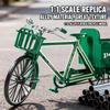 Green Black Tricycle Model Kits Alloy Assembly Bike Model Kit Retro Bike Assembly Model  for Kids