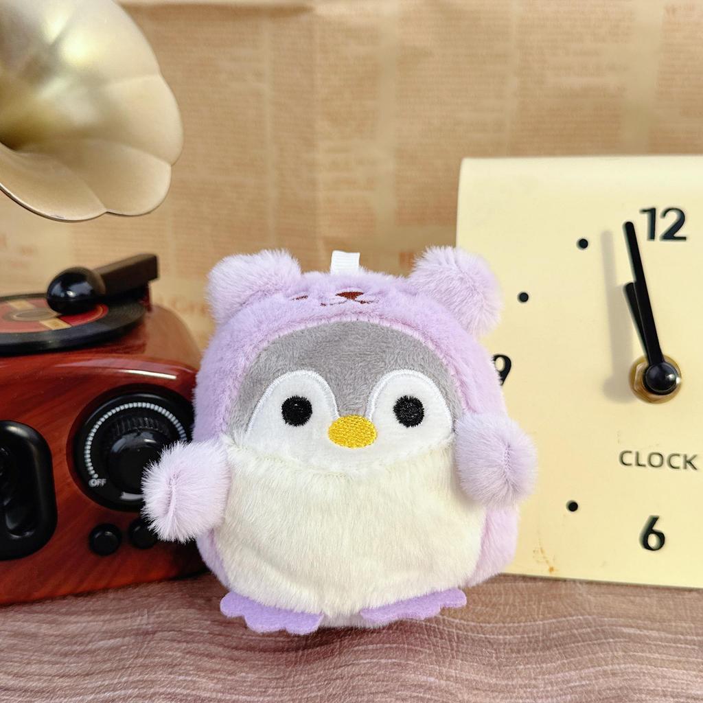 Cute Penguin Plush Keychain - Soft Stuffed Animal Pendant for Wedding Gifts or Toss.